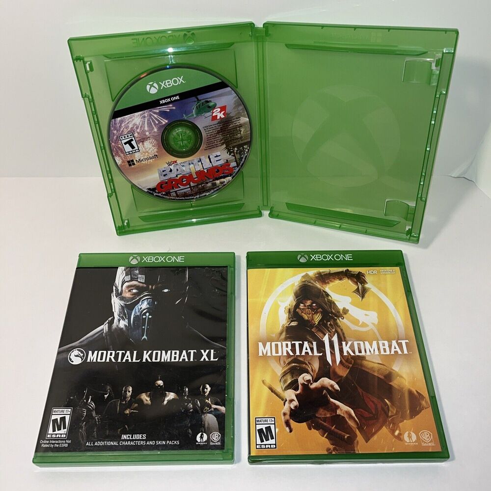 3 GameLot Xbox One Games Mortal Kombat XL Mortal Kombat11 &Battle Grounds Tested
